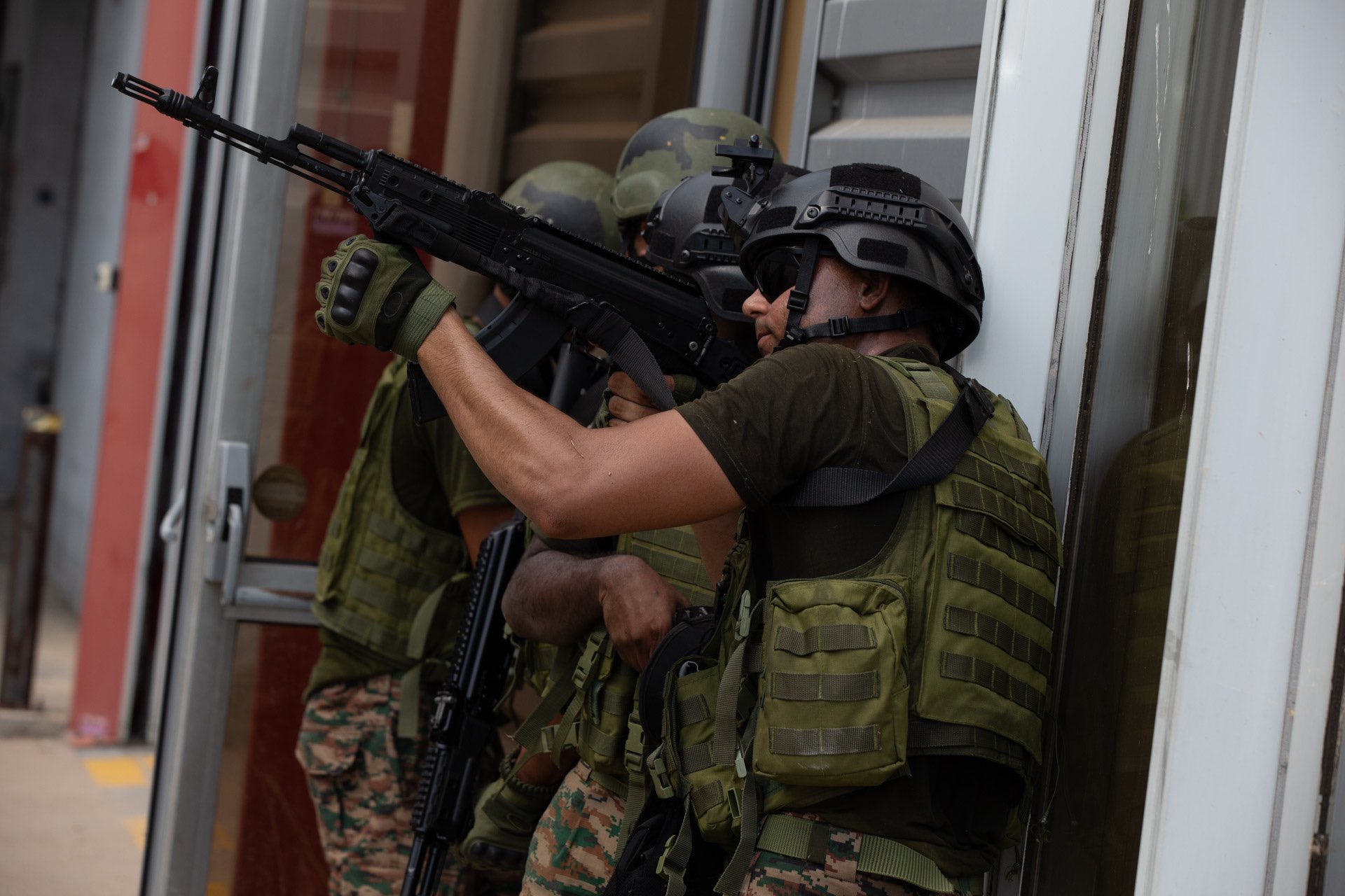 Soldiers in operational environment